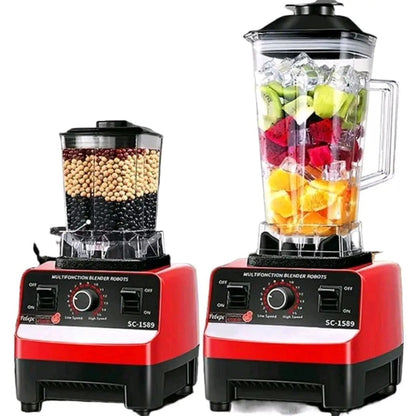 Silver Crest 4500W Heavy Duty 2-in-1 Blender & Grinder (2.5L Jug) – Germany Technology