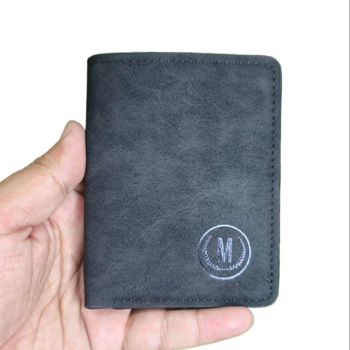 GU-II Male Short Thin Man Purse Wallet Leather Purse Young Men's Personality Tide
