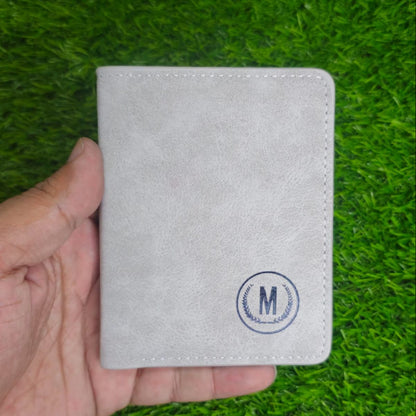 GU-II Male Short Thin Man Purse Wallet Leather Purse Young Men's Personality Tide