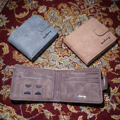 Baellerry New Short Men Wallets GU-II Type Male Purses PU Card Holder Wallet For Men
