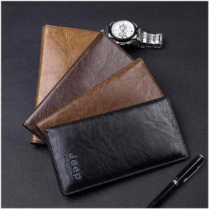 Jeep Buluo Imported Branded Leather Wallet (Buy 1 Get 1 Free)