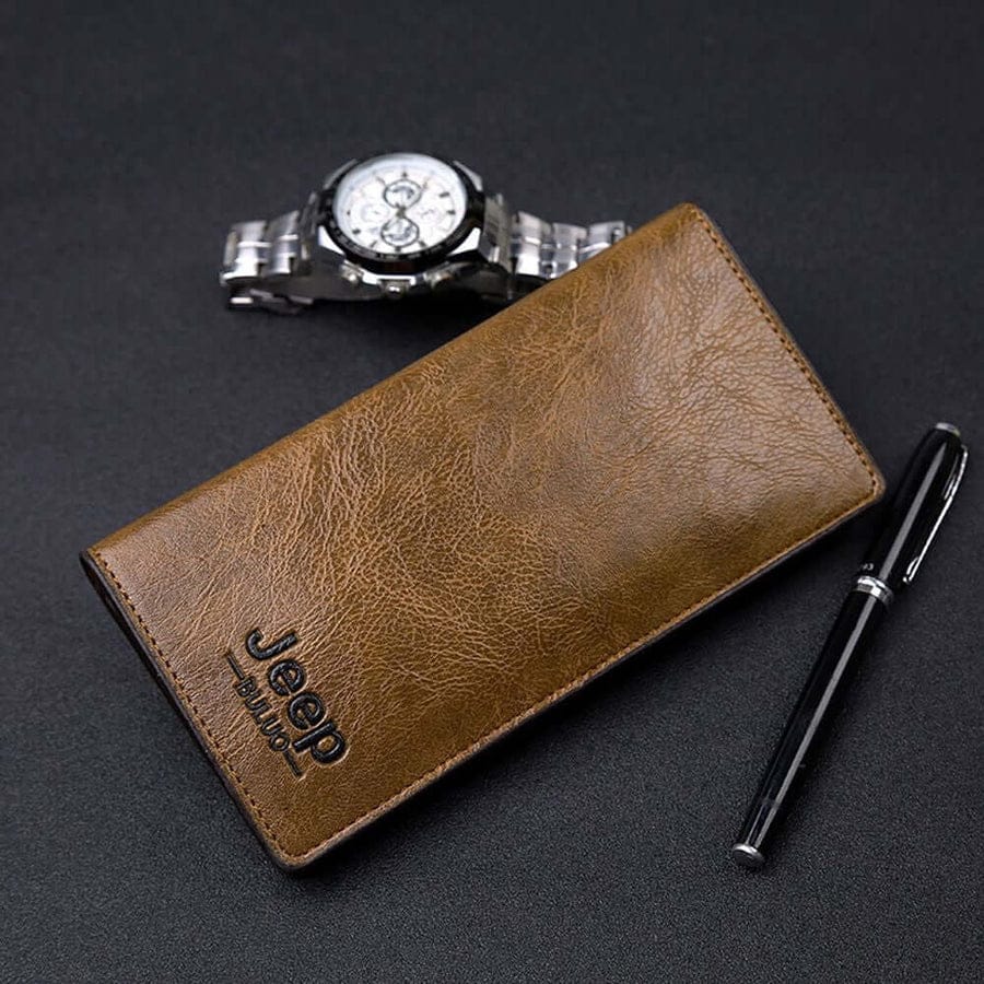 Jeep Buluo Imported Branded Leather Wallet (Buy 1 Get 1 Free)