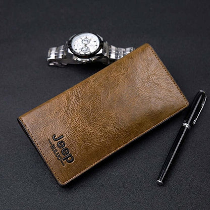 Jeep Buluo Imported Branded Leather Wallet (Buy 1 Get 1 Free)