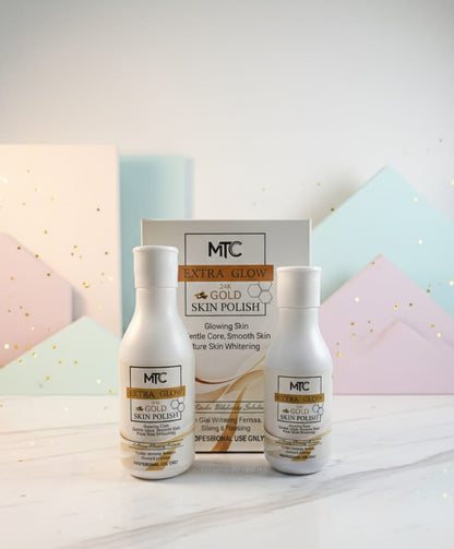 MTC Extra Glow 24K Gold Skin Polish – Professional Whitening & Repairing Kit