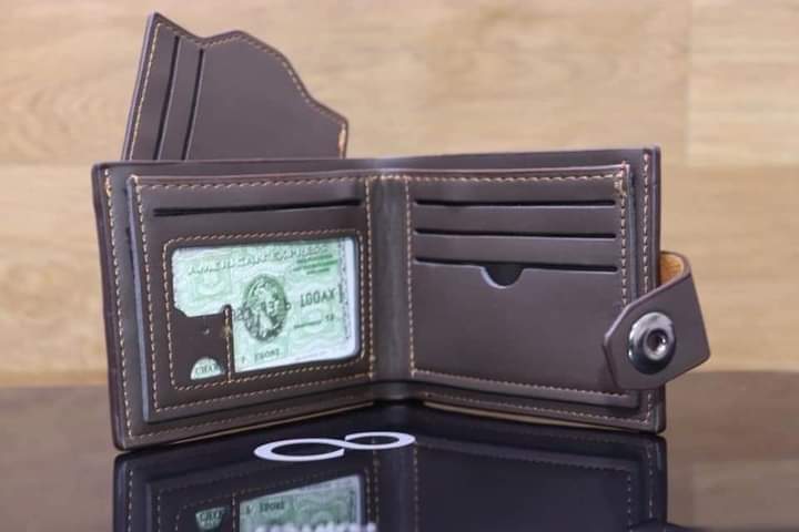 SAVFOX Premium Slim Leather Wallet for Men | Card Holder Organizer