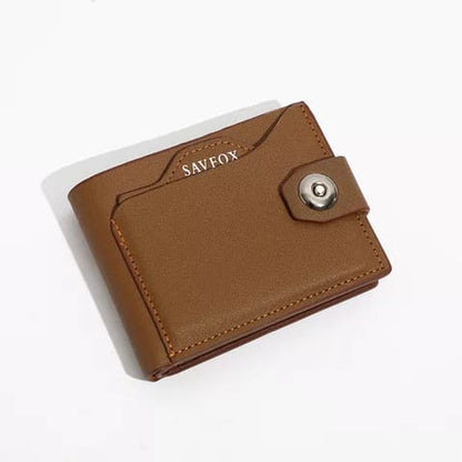 SAVFOX Premium Slim Leather Wallet for Men | Card Holder Organizer