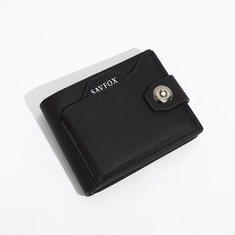 SAVFOX Premium Slim Leather Wallet for Men | Card Holder Organizer