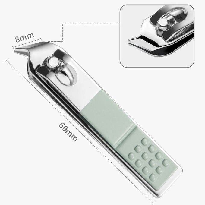 16 PCS Professional Stainless Steel Nail Clipper Manicure Pedicure Set with Leather Case