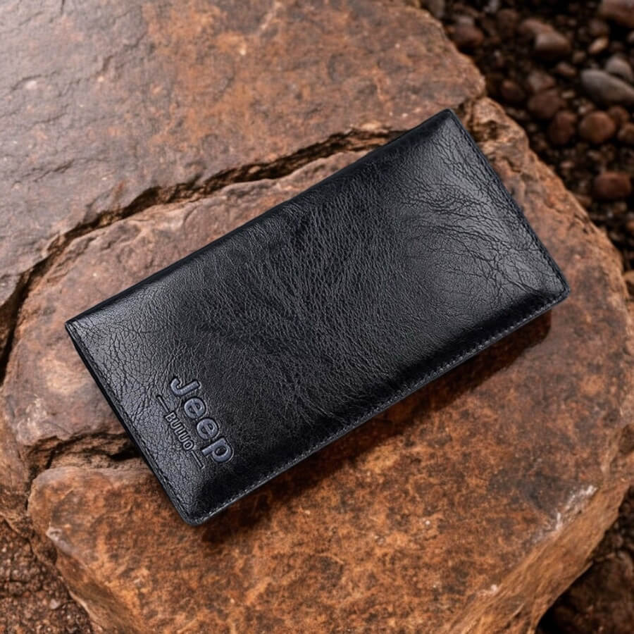 Jeep Buluo Imported Branded Leather Wallet (Buy 1 Get 1 Free)