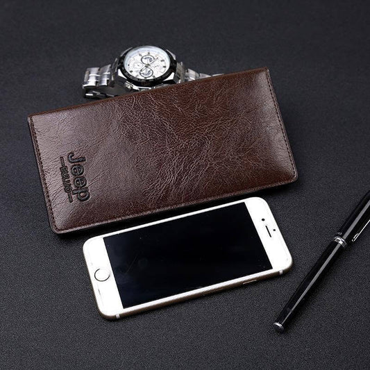 Jeep Buluo Imported Branded Leather Wallet (Buy 1 Get 1 Free)