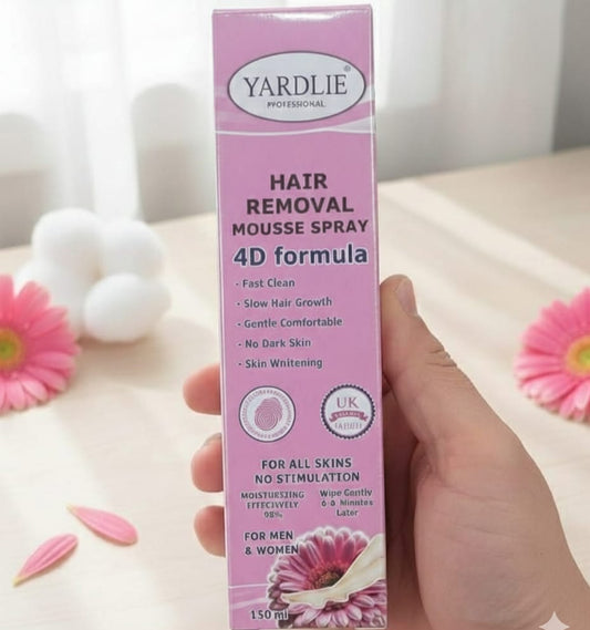 Yardlie Hair Remover Spray for Men & Women – Easy, Painless Hair Removal