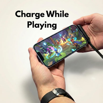240W Type C to Type C Fast Charging Cable with 360° Aluminum Stand – Ultra Durable USB-C PD Cable
