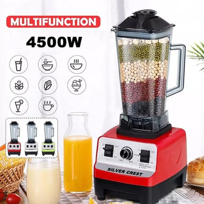 Silver Crest 4500W Heavy Duty 2-in-1 Blender & Grinder (2.5L Jug) – Germany Technology