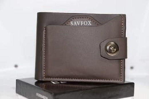 SAVFOX Premium Slim Leather Wallet for Men | Card Holder Organizer