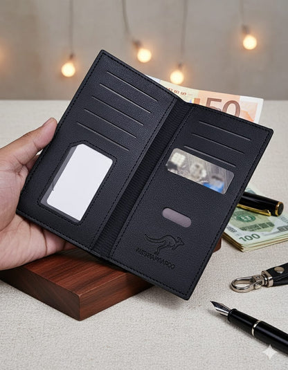 Aiks Kangroo Slim Lightweight Long Wallet