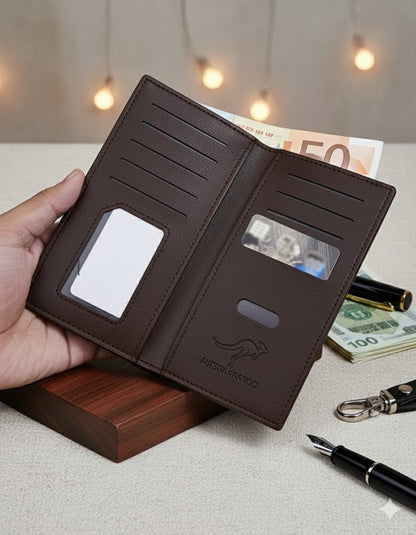 Aiks Kangroo Slim Lightweight Long Wallet