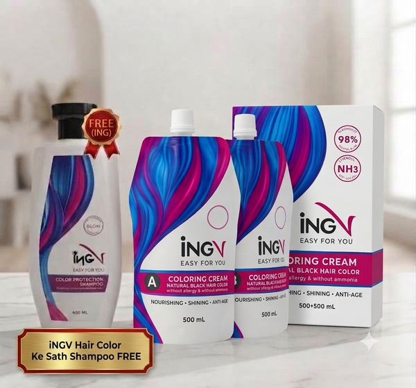 Hair Color INGV 1000ml – FREE INGV Shampoo | Ammonia-Free