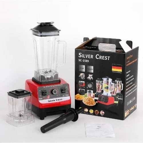 Silver Crest 4500W Heavy Duty 2-in-1 Blender & Grinder (2.5L Jug) – Germany Technology